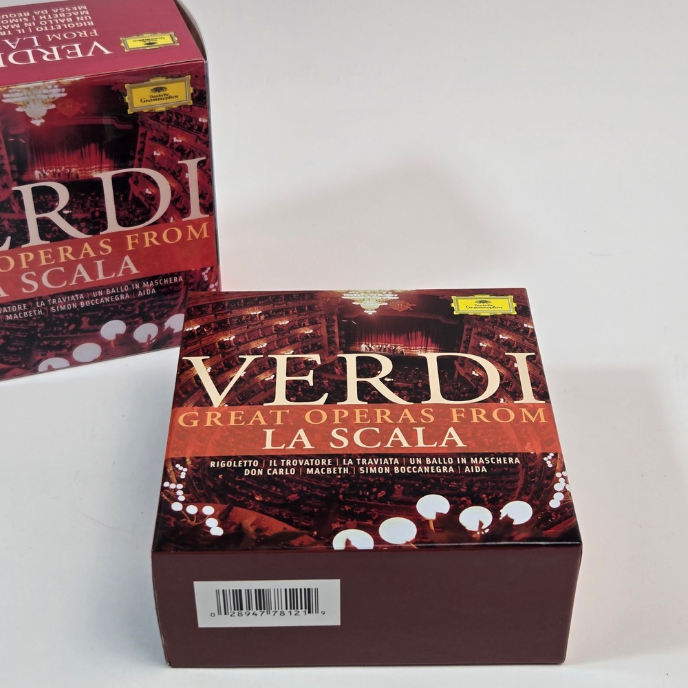 Giuseppe Verdi - Great Operas From La Scala 21 CD DG Deutsche Grammophon NM